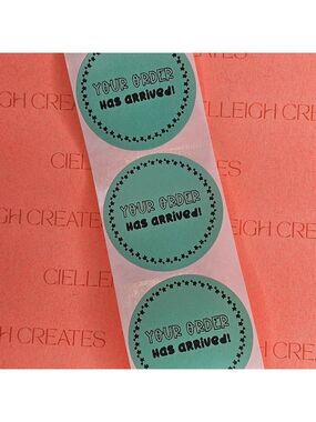 Your Order Has Arrived Packaging Sticker Label